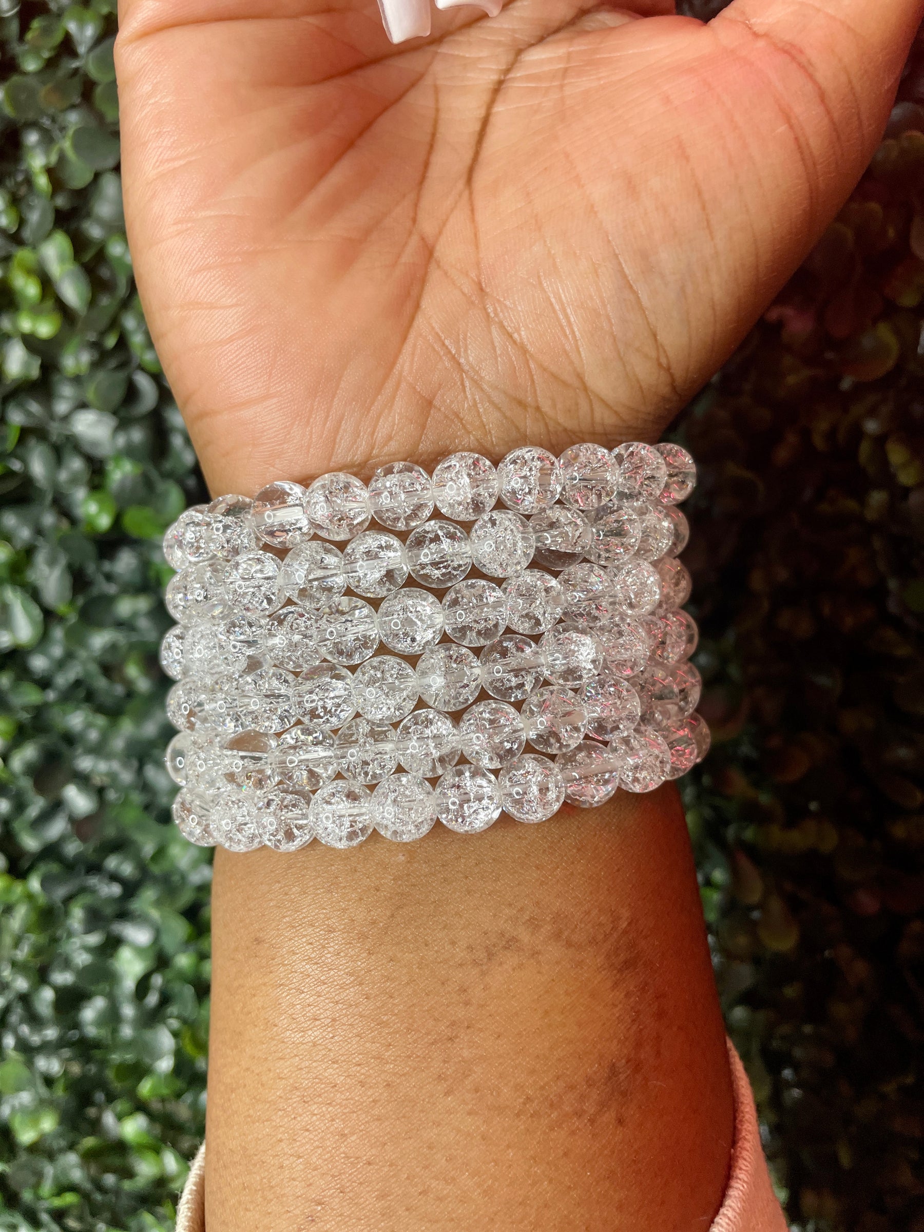 Clear Quartz Crystal Bracelets